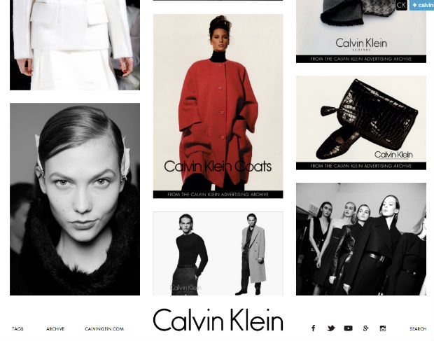 Calvin Kleinのtumblrブログ
