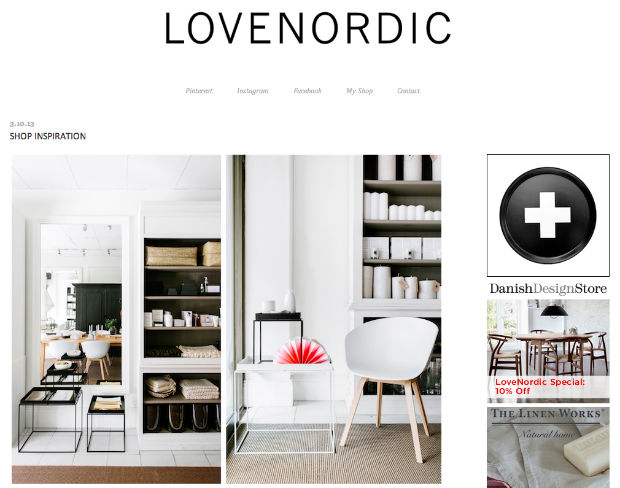 北欧インテリアブログ「LoveNordic Design Blog」