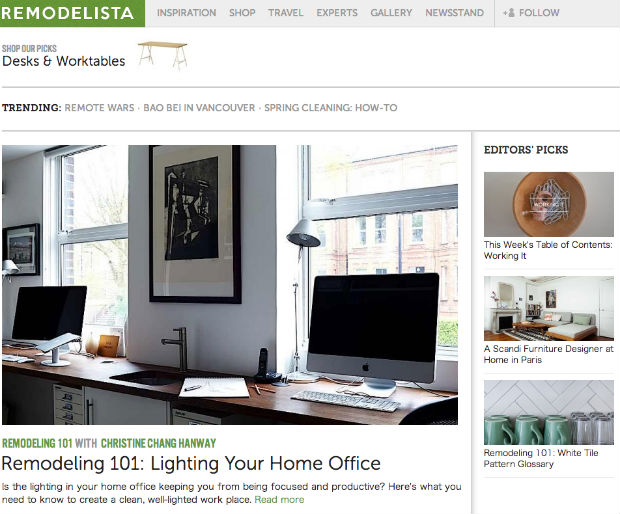 海外インテリア専門サイト「Remodelista」