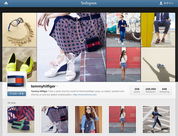 Tommy Hilfiger（トミーヒルフィガー）のインスタグラム