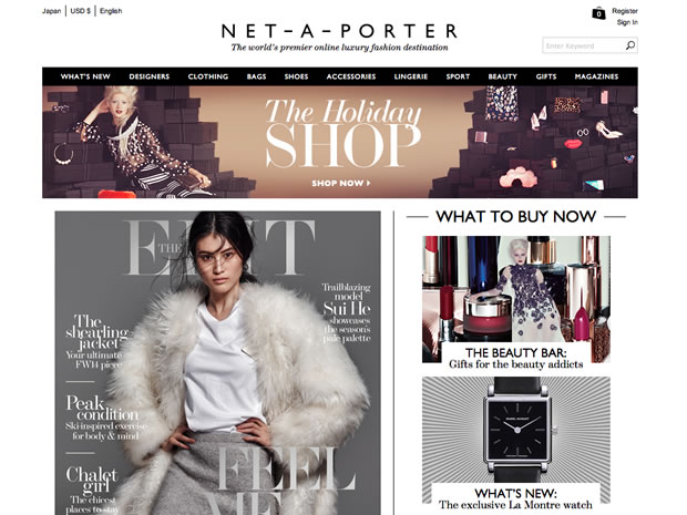 ファッション通販サイトNET-A-PORTER.COM