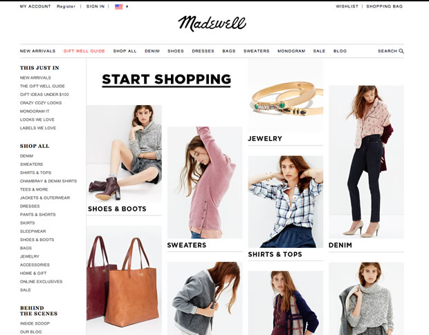 ファッション通販サイトMadewell