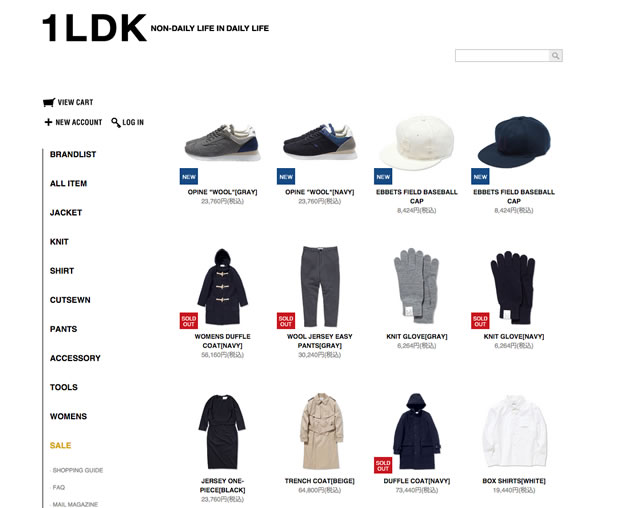 1LDKの通販サイト